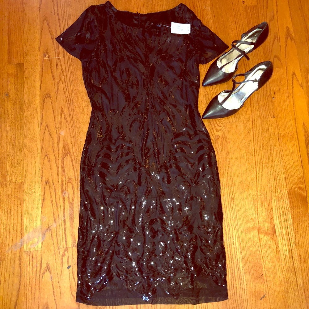 Black cocktail dress